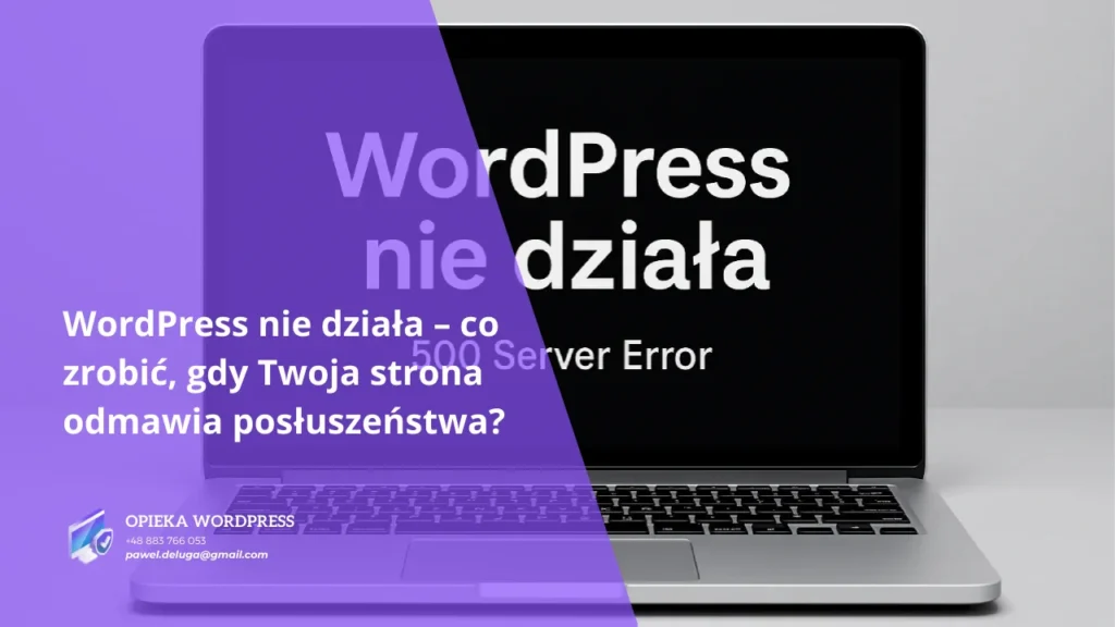 WordPress nie działa – błąd na stronie internetowej
