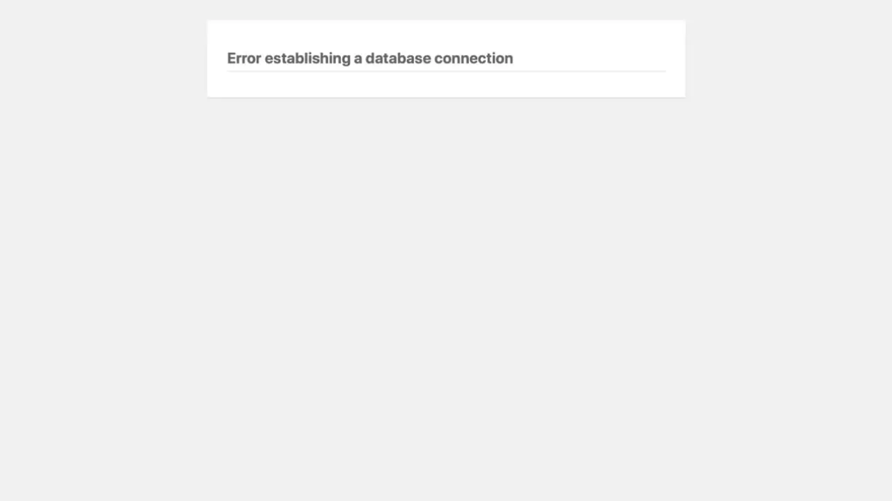 Błąd łączenia z bazą danych WordPress – jak znaleźć rozwiązanie?