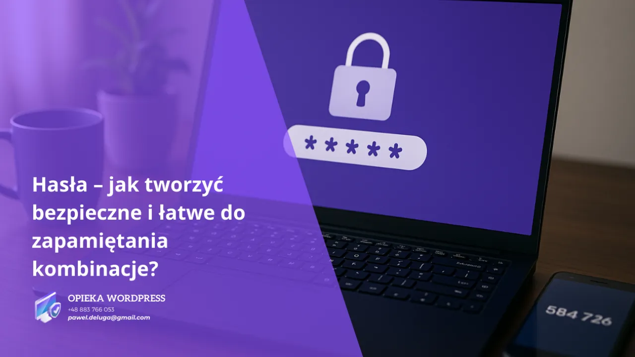 Tworzenie bezpiecznego hasła – ekran logowania z symbolem zabezpieczeń