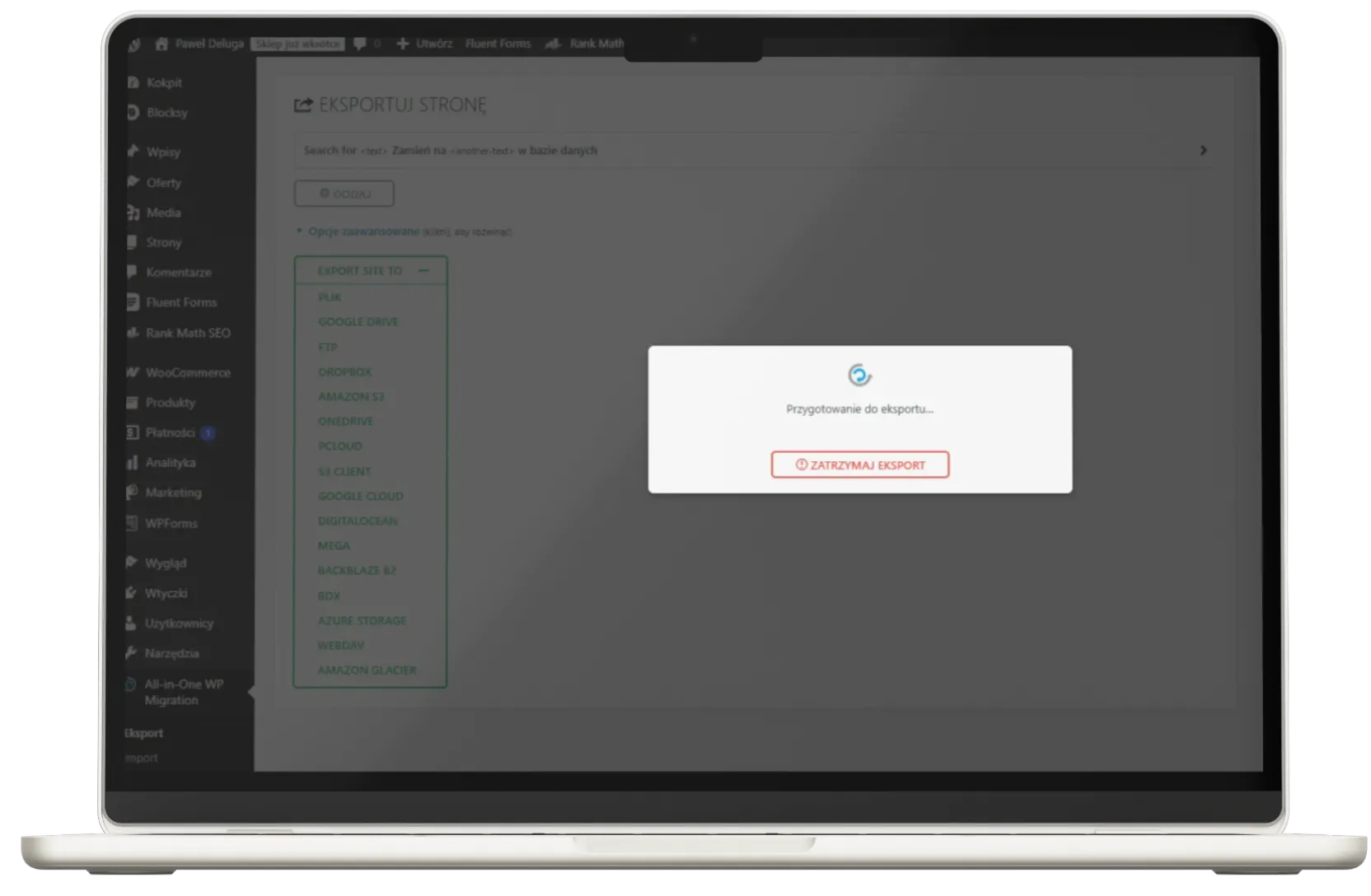 Strony internetowe WordPress