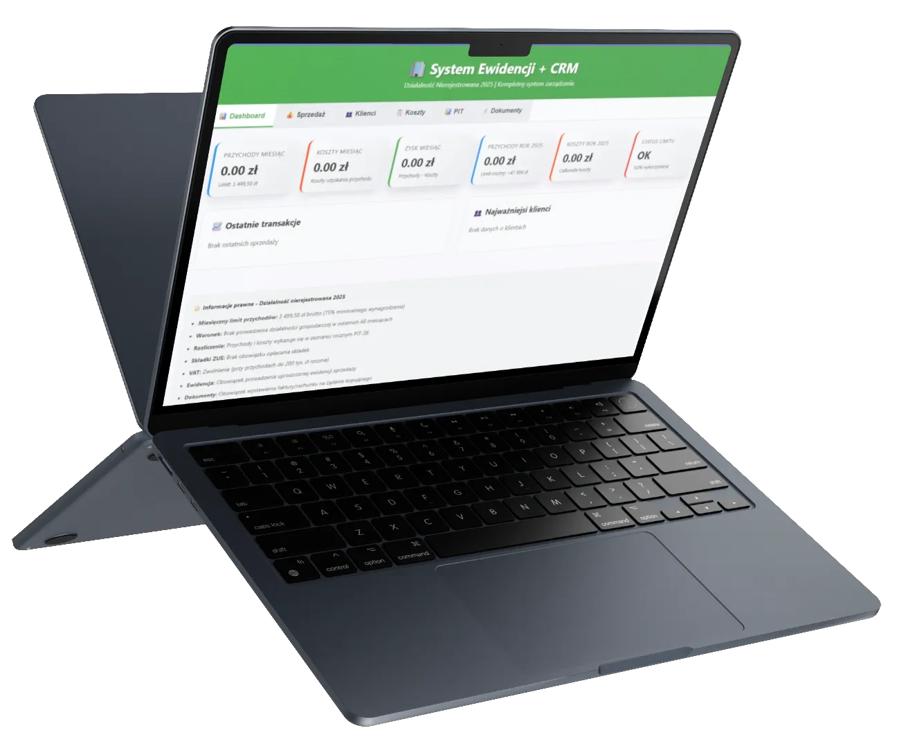 System Ewidencji + CRM